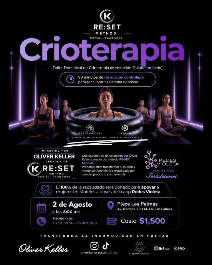 Evento solidario de crioterapia